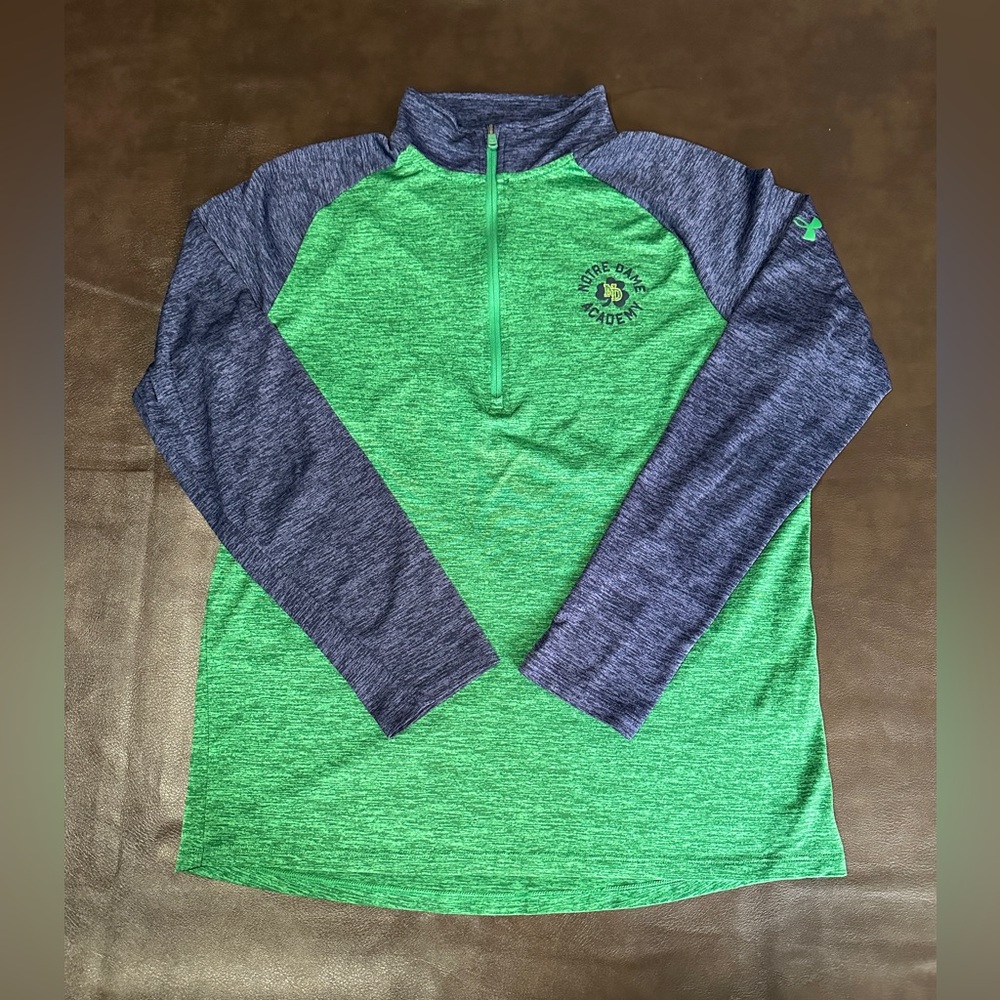 Under Armour Men's Kelly Green/Midnight Navy Tech Twist Quarter-Zip
